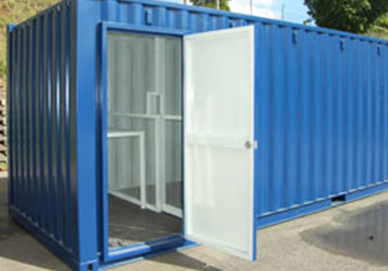 Rolling Door and mesh partition