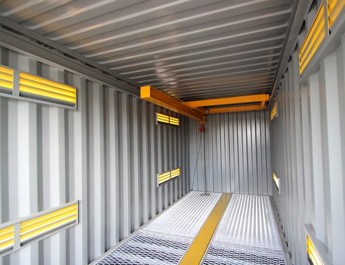 Dangerous Goods Container with Gantry System